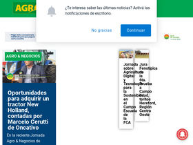 'agroverdad.com.ar' screenshot
