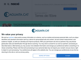 'aguaita.cat' screenshot