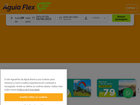 'aguiaflex.com' screenshot