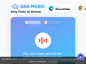 'aha-music.com' screenshot