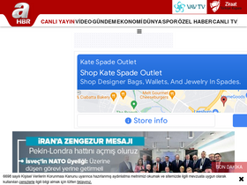 'ahaber.com.tr' screenshot