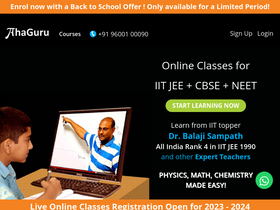 'ahaguru.com' screenshot