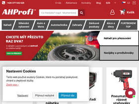 'ahprofi.cz' screenshot