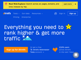 'ahrefs.com' screenshot