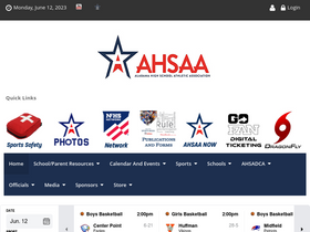 'ahsaa.com' screenshot