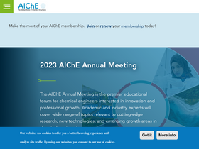 'aiche.org' screenshot