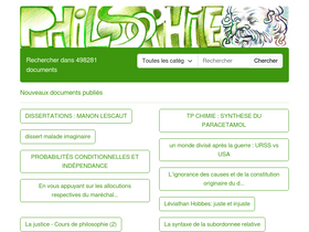 'aide-en-philo.com' screenshot