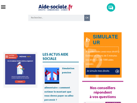 'aide-sociale.fr' screenshot