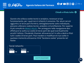 'aifa.gov.it' screenshot