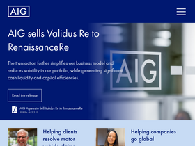 'aig.com' screenshot