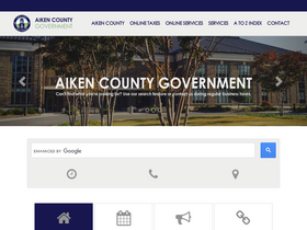'aikencountysc.gov' screenshot