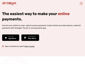 'aimtoget.com' screenshot