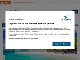 'air-austral.com' screenshot