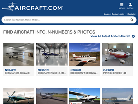 'aircraft.com' screenshot