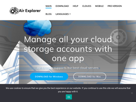 'airexplorer.net' screenshot