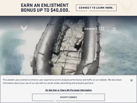 'airforce.com' screenshot
