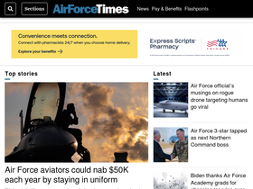 'airforcetimes.com' screenshot