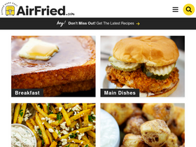 'airfried.com' screenshot