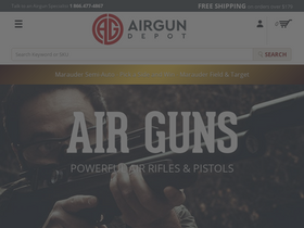 'airgundepot.com' screenshot