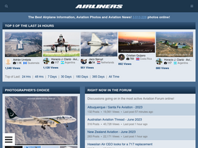 'airliners.net' screenshot