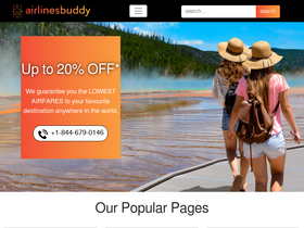 'airlinesbuddy.com' screenshot