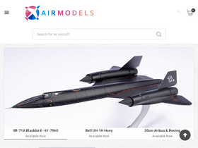 'airmodels.net' screenshot