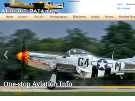 'airport-data.com' screenshot
