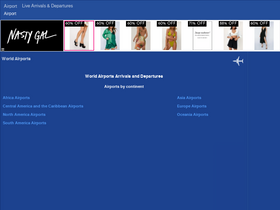 'airport-departures-arrivals.com' screenshot