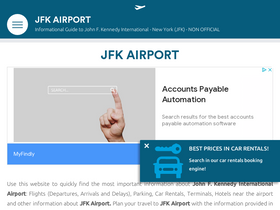 'airport-jfk.com' screenshot