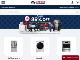 'airportappliance.com' screenshot