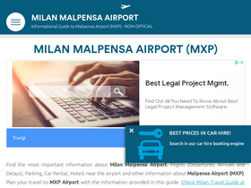 'airportmalpensa.com' screenshot