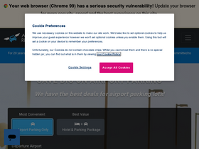 'airportparkingreservations.com' screenshot