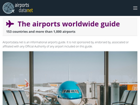 'airportsdata.net' screenshot