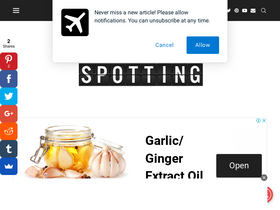'airportspotting.com' screenshot