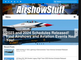 'airshowstuff.com' screenshot
