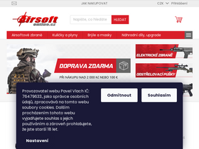 'airsoft-online.cz' screenshot