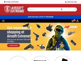 'airsoftextreme.com' screenshot
