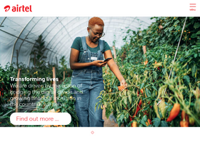 'airtel.africa' screenshot