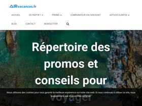 'airvacances.fr' screenshot