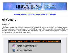'airvectors.net' screenshot