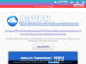 'airvpn.org' screenshot