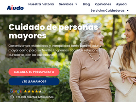 'aiudo.es' screenshot