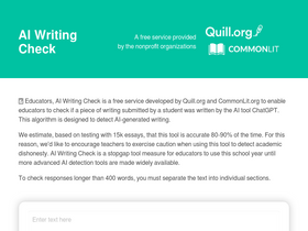 'aiwritingcheck.org' screenshot
