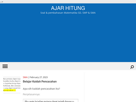 'ajarhitung.com' screenshot