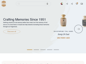 'ajmalperfume.com' screenshot