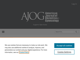 'ajog.org' screenshot
