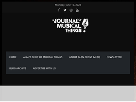 'ajournalofmusicalthings.com' screenshot