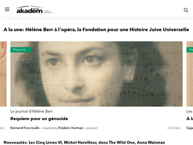 'akadem.org' screenshot
