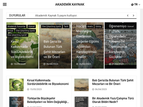 'akademikkaynak.com' screenshot