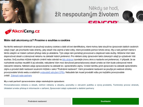 'akcniceny.cz' screenshot
